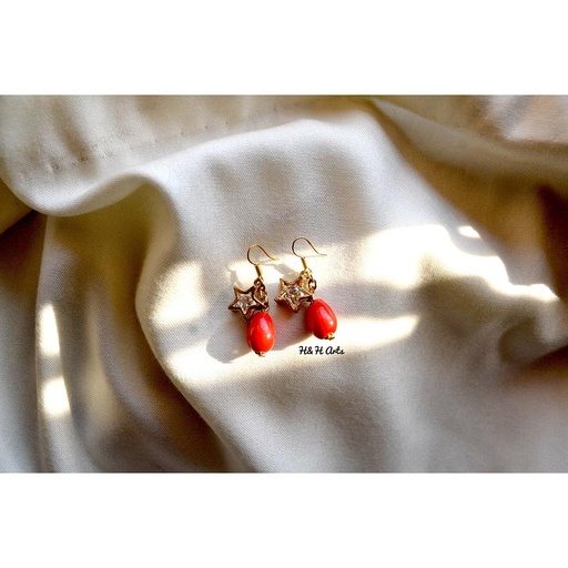 [PK1048-JW-EAR-014677] Handmade Zarcon Earring