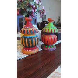 [PK3275-CF-WOO-014895] Wooden hand painted Decoration piece 