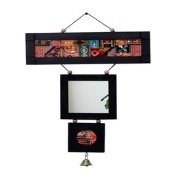[PK0123-HM-WLH-015126] Wall Hanging 3 Portion With Mirror