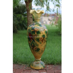 [PK0038-HM-VAS-015158] Camel Skin Vase
