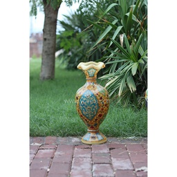 [PK0038-HM-VAS-015161] Camel Skin Vase