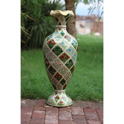 [PK0038-HM-VAS-015167] Camel Skin Vase