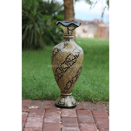 [PK0038-HM-VAS-015168] Camel Skin Vase