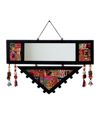 [PK0123-HM-WLH-015192] Wall Hanging Double Portion With Mirror