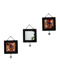 [PK0123-HM-WLH-015196] Panel Set Of 3 with Shells