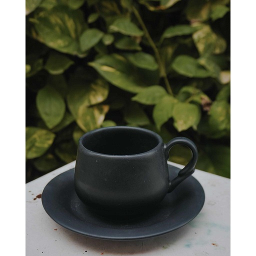 [PK0441-CF-CLY-015491] Handmade Cup And Plate