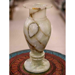 [PK0830-HM-VAS-015524] Marble Onyx Vase