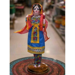 [PK0830-HM-SCL-015538] Punjabi Cultural Dolls Handmade