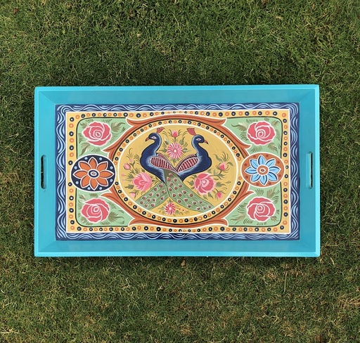 [PK0549-HM-TRY-016432] Truck art Hand painted tray