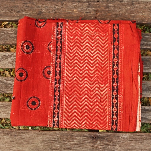 [PK0013-CW-UNS-001750] Ajrak Riley / Shirt Piece