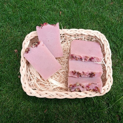 [PK5975-HL-OHB-016976] Natural Handmade Coconut & Sandalwood Body Soap