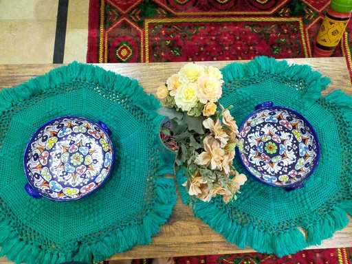 [PK5951-HM-KMA-017059] Handkerchief 5 Pieces 4 Round and One Rectangle