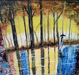 Stillwater Canvas Painting (Rain)