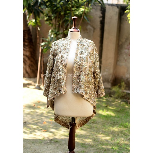 [PK6405-CW-PRT-019181] Embroidered Ladies Sitara Work Shirt