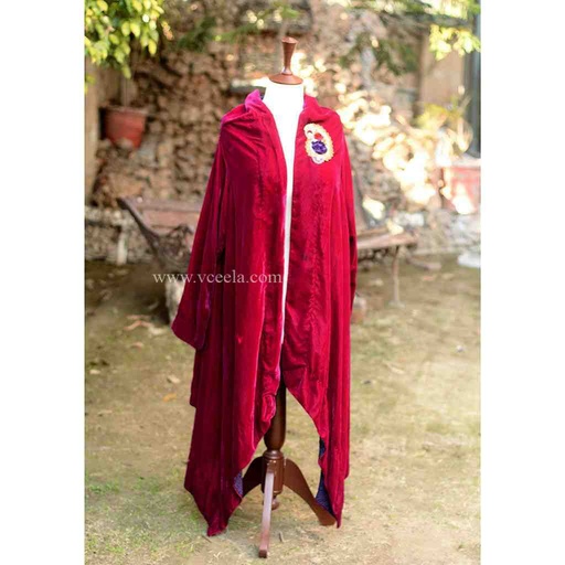 [PK6405-CW-JAC-019203] Velvet Long Coat