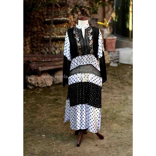 [PK6405-CW-GEN-019211] block Printed Black Shirt