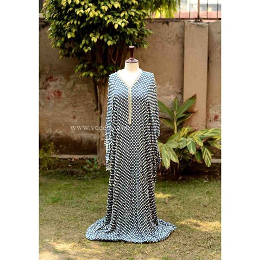 [PK6405-CW-PRT-019228] Shirt with Beads Work