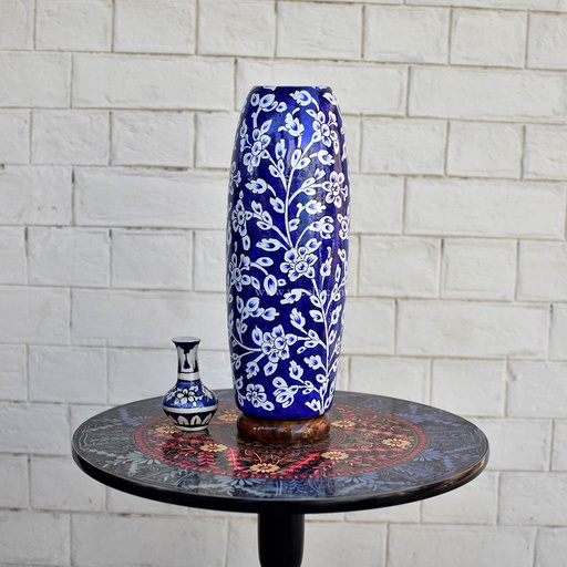 [PK1918-HM-LMP-19450] Hand Painted Camel Skin Lamp