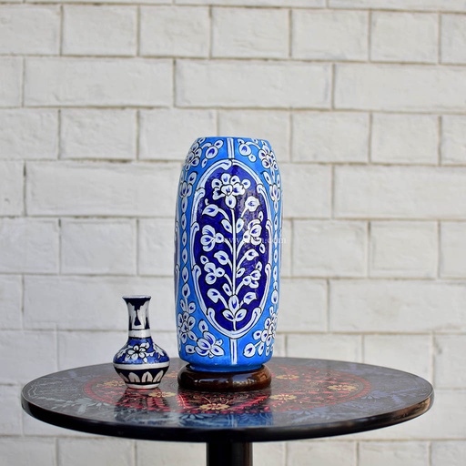 [PK1918-HM-LMP-19471] Hand Painted Camel Skin Lamp