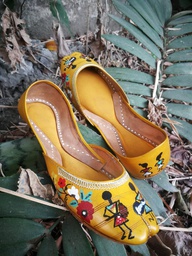 Hand Painted Rock Leather Khussa