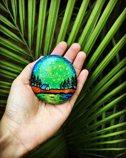 [PK3859-AR-ACR-021390] Painted Stone