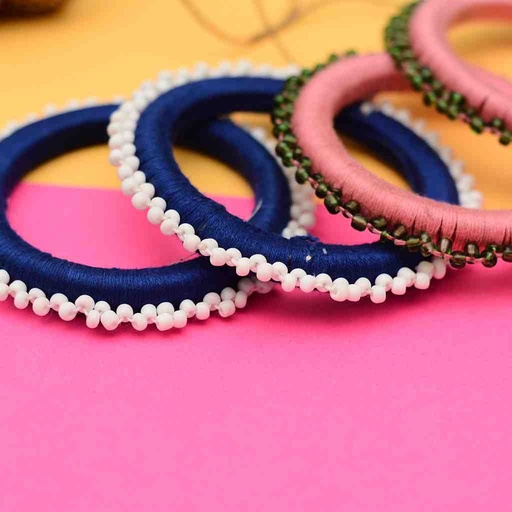 [PK7195-JW-BNG-022021] Handmade Bangles (Set of 4)