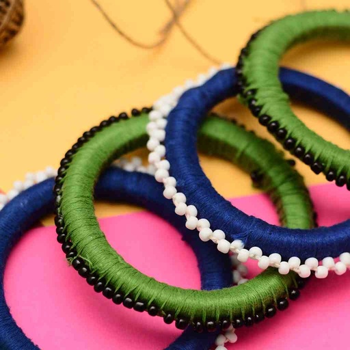 [PK7195-JW-BNG-022022] Handmade Bangles (Set of 4)