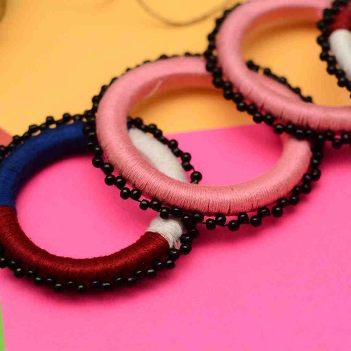 [PK7195-JW-BNG-022024] Handmade Bangles (Set of 4)
