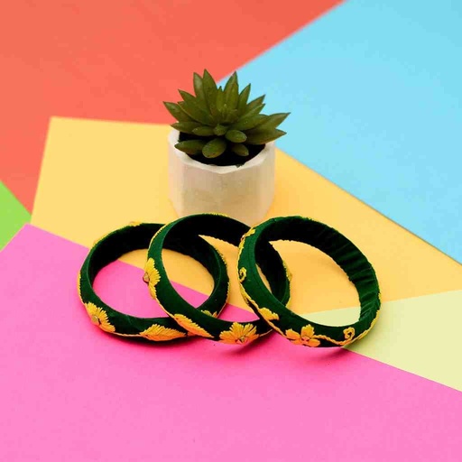 [PK7197-JW-BNG-022035] Handmade Bangles (Set of 3)