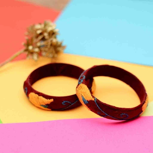 [PK7197-JW-BNG-022040] Handmade Bangles (Set of 2)