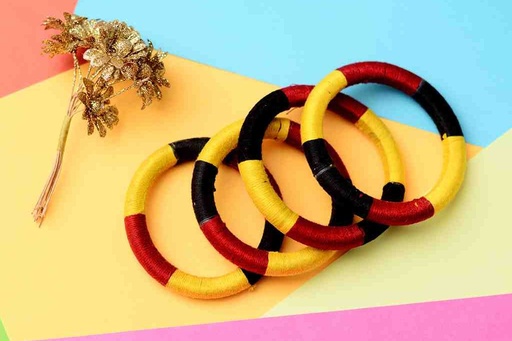 [PK7197-JW-BNG-022041] Handmade Bangles (Set of 4)
