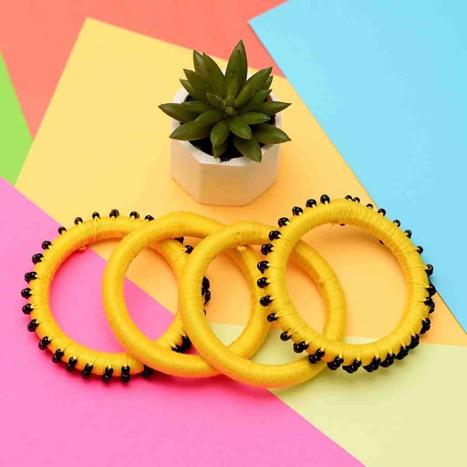 [PK7197-JW-BNG-022047] Handmade Bangles (Set of 4)