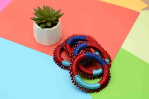 [PK7199-JW-BNG-022065] Handmade Bangles (2 Sets)