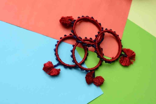 [PK7199-JW-BNG-022066] Handmade Bangles (Set of 4)