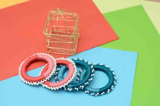 [PK7199-JW-BNG-022069] Handmade Bangles (2 Sets)