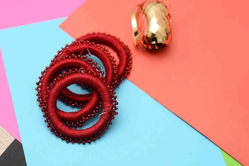 [PK7199-JW-BNG-022070] Handmade Bangles (Set of 4)