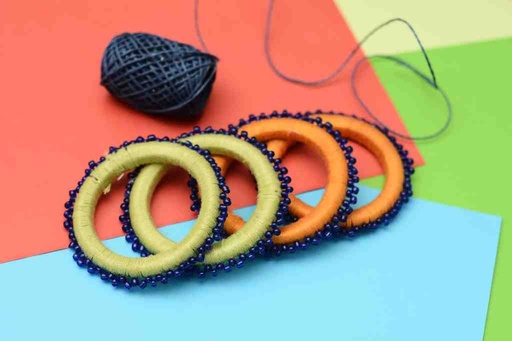 [PK7199-JW-BNG-022073] Handmade Bangles (Set of 4)