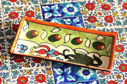 Blue Pottery Rectangle Dish II