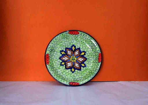 [PK0363-HM-TBW-022369] Blue Pottery Plate (Large)