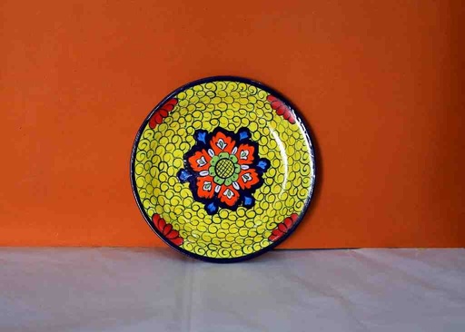 [PK0363-HM-TBW-022378] Blue Pottery Plate (Large)