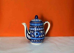 [PK0363-HM-TBW-022382] Blue Pottery Tea Pot 
