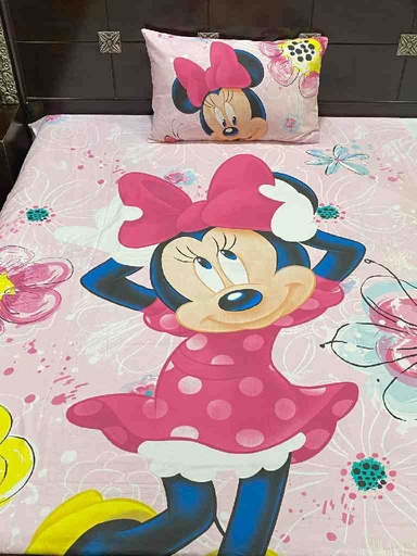 [PK4383-HM-BDC-022614] Kids Character Bedsheet