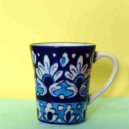 [PK0363-HM-TBW-022678] Blue Pottery Mug 