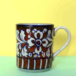 [PK0363-HM-TBW-022680] Blue Pottery Mug