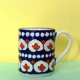 [PK0363-HM-TBW-022681] Blue Pottery Mug