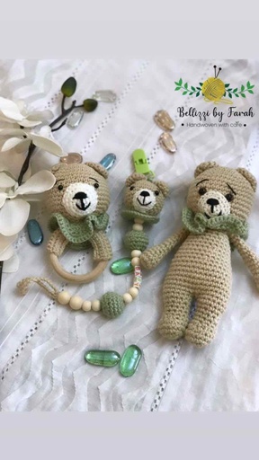 [PK6998-GN-GEN-023409] Bear Theme Gift (Set of 3)