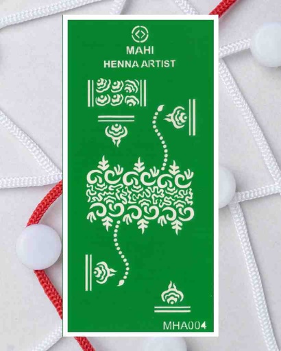 [PK7633-AR-DIG-023638] Henna Stencils/Stickers MHA004