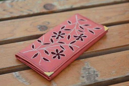 Leather Embroidered Wallet