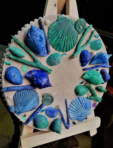 [PK4905-CF-ART-023817] Shell Decor