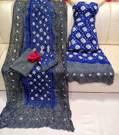 [PK7775-CW-UNS-023946] Traditional Handmade Rajasthani Chunri (3-Piece)